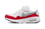 Middle-aged children Nike Air Max SC low-top running shoes white gray red