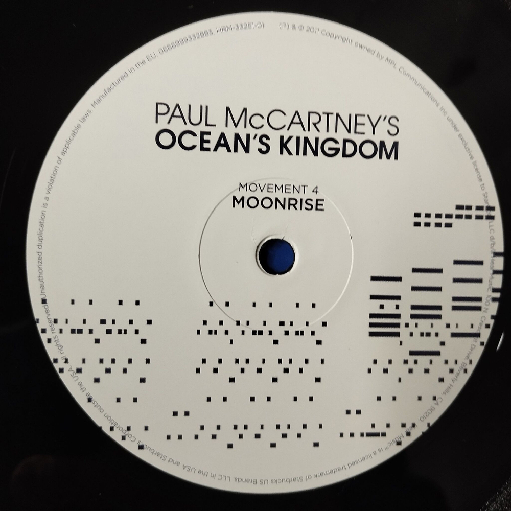 Винтажная виниловая пластинка LP Paul McCartney Ocean's Kingdom (EU 2011)