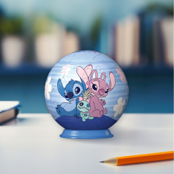 Ravensburger - 3D пазл Шар: Дисней Стич, Андзия и Скрамп 54 детали. 115990