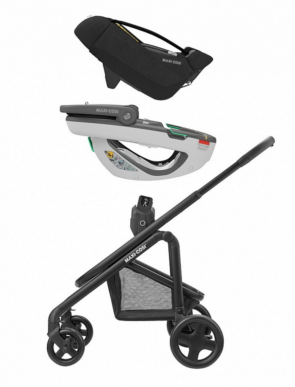 Автокресло Maxi-Cosi Coral 360 8559672111 Essential Black/черный 2023