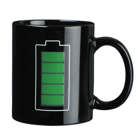 MILLIMI Батарейка Кружка 350мл с терморисунком, керамика