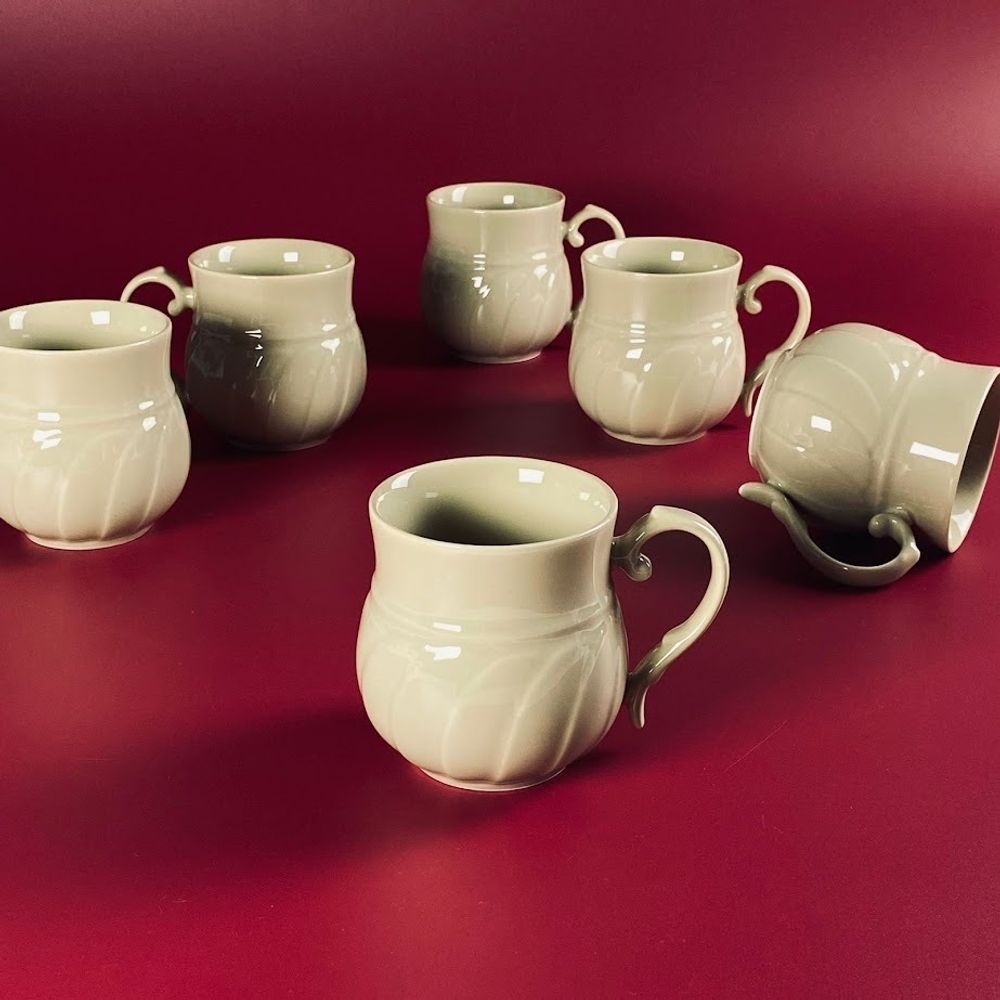 Lenardi 164-018 Набор из 6 кружек 300мл в под.уп.(х12)Фарфор