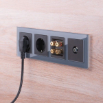 Розетка HDMI (черный матовый)