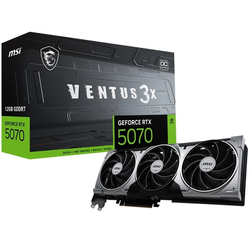 Видеокарта MSI GeForce RTX 5070 VENTUS 3X OC 12GB (G5070-12V3C)