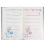 Блокнот в футляре, 14,5 см * 20,5 см, 7БЦ, Alingar, ламинация, замочек, линия, 45 л., "Астронавт", сиреневая планета