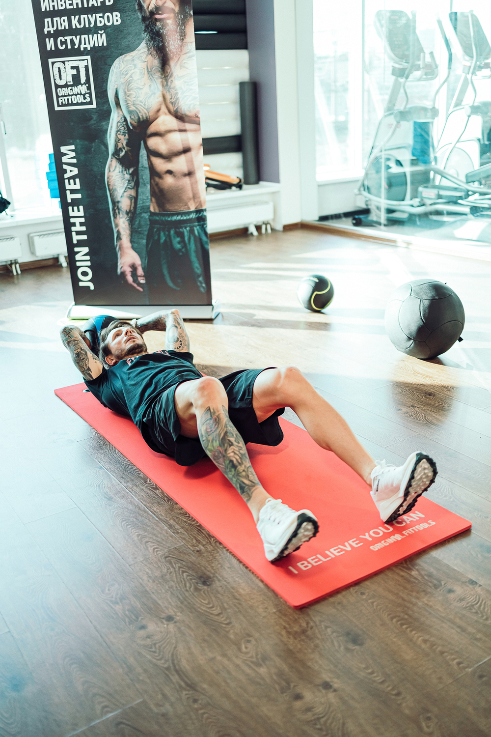 Мяч тренировочный (медицинбол) с хватами, 10 кг