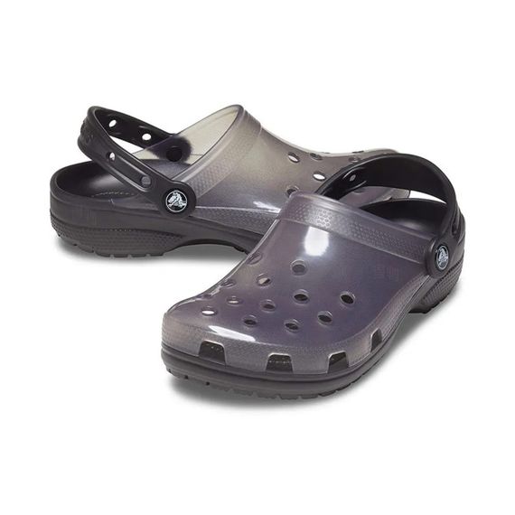 Crocs Classic Translucent Clog 'Black Gray'