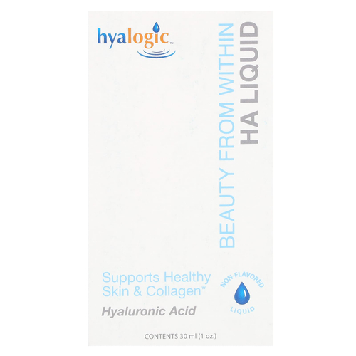 Hyalogic, Beauty From Within, гиалуроновая кислота, жидкий продукт, без добавок, 30 мл (1 унция)
