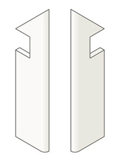 Спецэлемент Marvel Travertine White Cross Battiscopa Sag.Dx