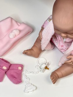 Кукла Berbesa 42см RECIEN NACIDO с подушкой в пакете (5115RK)