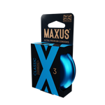 Классические презервативы в железном кейсе MAXUS Classic - 3 шт