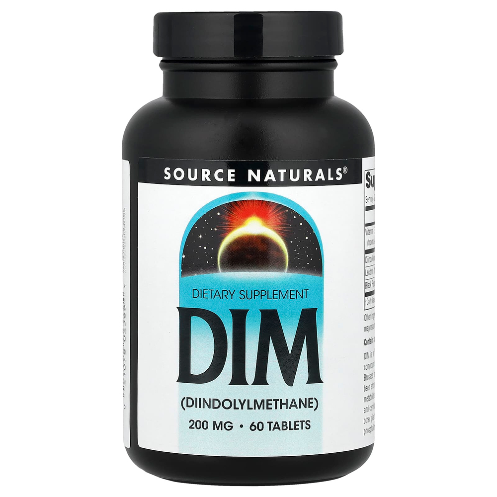 Source Naturals, DIM, 60 таблеток