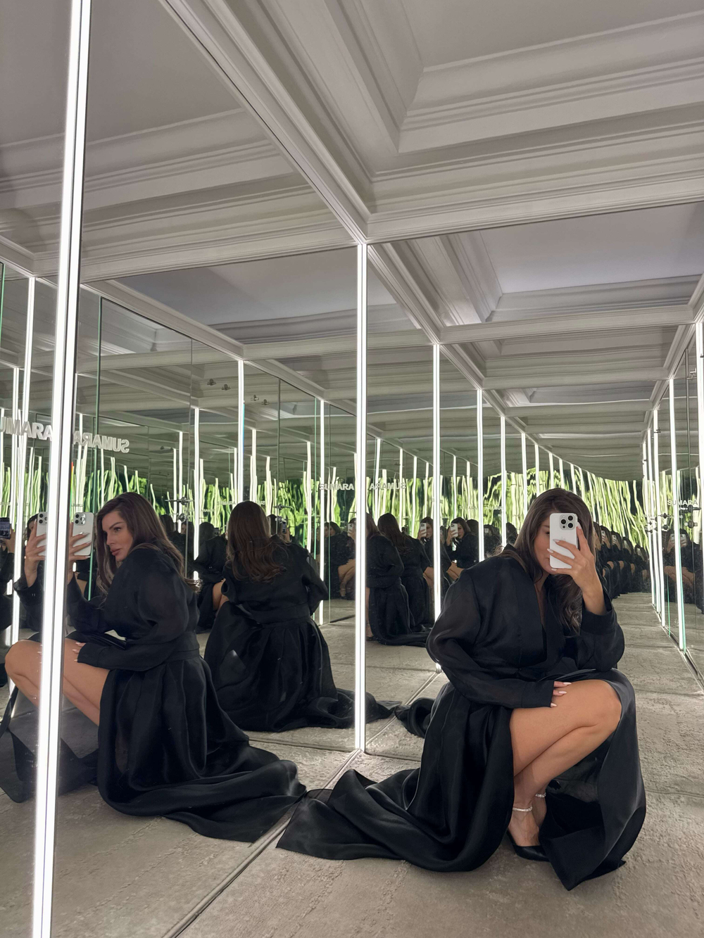 Юбка в пол пышная из натуральной органзы