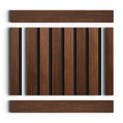 Стеновая панель HiWood декорированная, 270x12 см