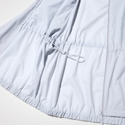 UNIQLO Парка свободного кроя с защитой от ультрафиолета, сиреневый