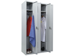 Медицинский шкаф для одежды ПРАКТИК МД LS(LE)-41