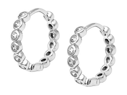 Серьги-Кольца "Дорожка" 17,3мм