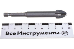 Сверло по стеклу и кафелю ЗУБР Профессионал 4-х резцовый, 14 мм, шестигранный хвостовик 29845-14_z01