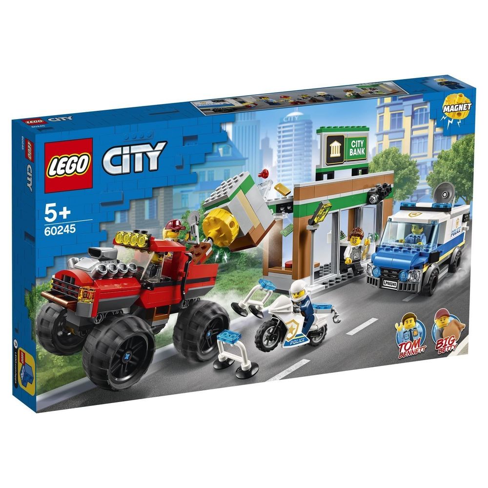 Ограбление полицейского монстр-трака City Police LEGO