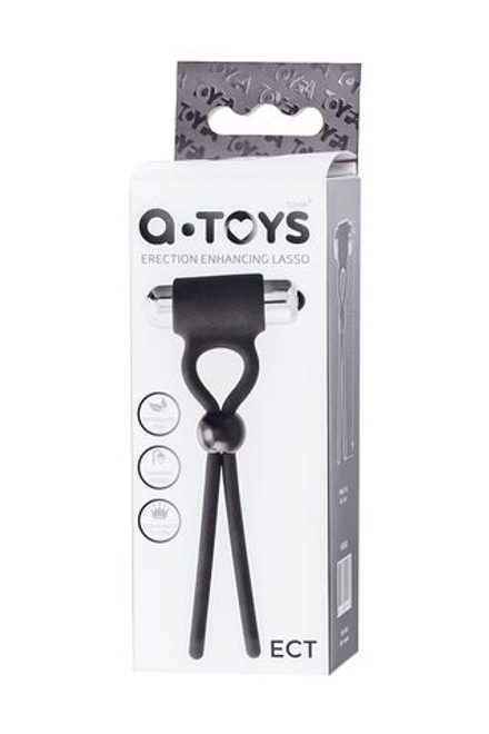 Лассо с вибропулей A-Toys ECT, 14cm, черный