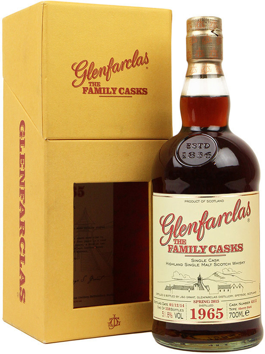 Виски Glenfarclas 1965 Family Casks, 0.7 л