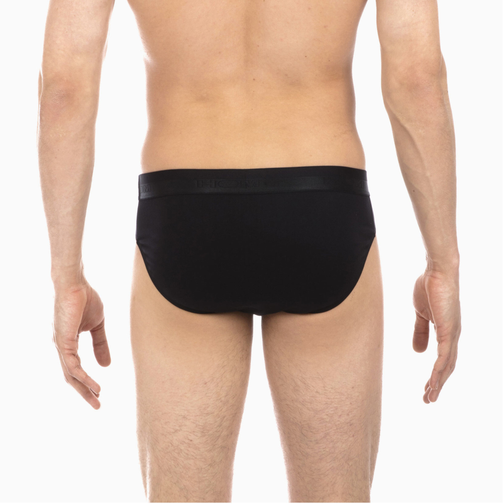 Мужские трусы брифы черные HOM HO1 Mini Briefs HO1 359521_400004