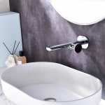 Смеситель для раковины Black&white Gravity GF-7407-С хром