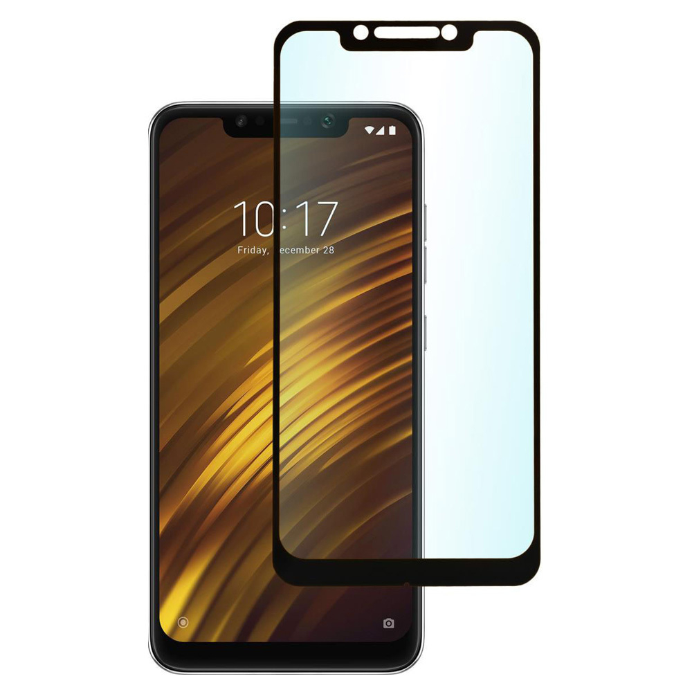 Защитное стекло "Премиум" для Xiaomi Pocophone F1 Черное