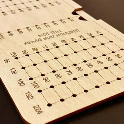 Мебельный шаблон для разметки ручек РШ-224