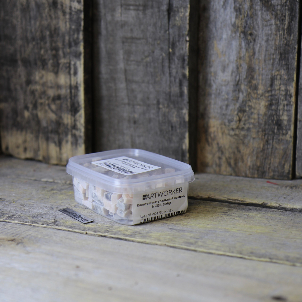 Натуральный камень колотый на модуль для мозаики