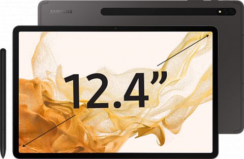 Планшет Samsung Galaxy Tab S8+ (2022), 8 ГБ/256 ГБ, Wi-Fi, со стилусом, графит (Global)