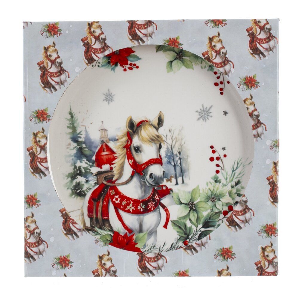 GAEM Тарелка "Лошадь", L21 W21 H2 см