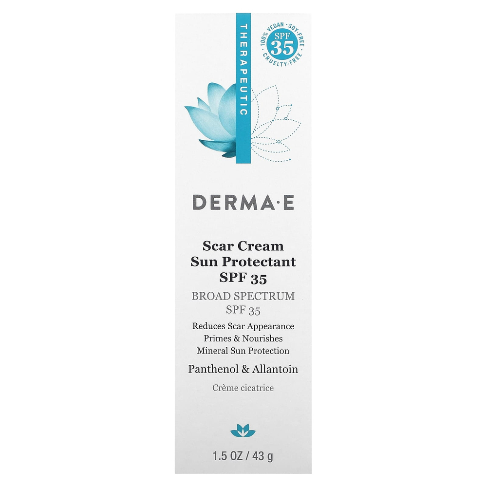 DERMA E, Солнцезащитный крем от шрамов SPF 35, 43 г (1,5 унции)