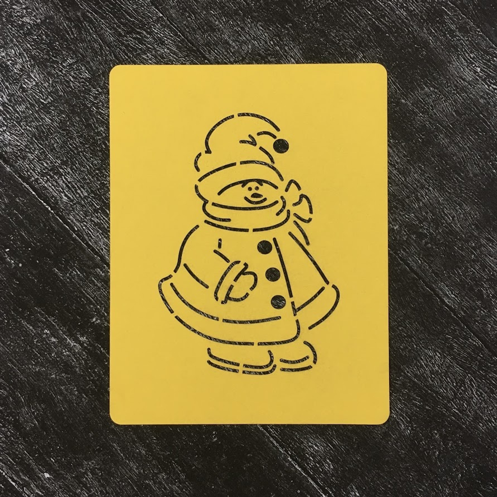 Снеговик №23 в шубе