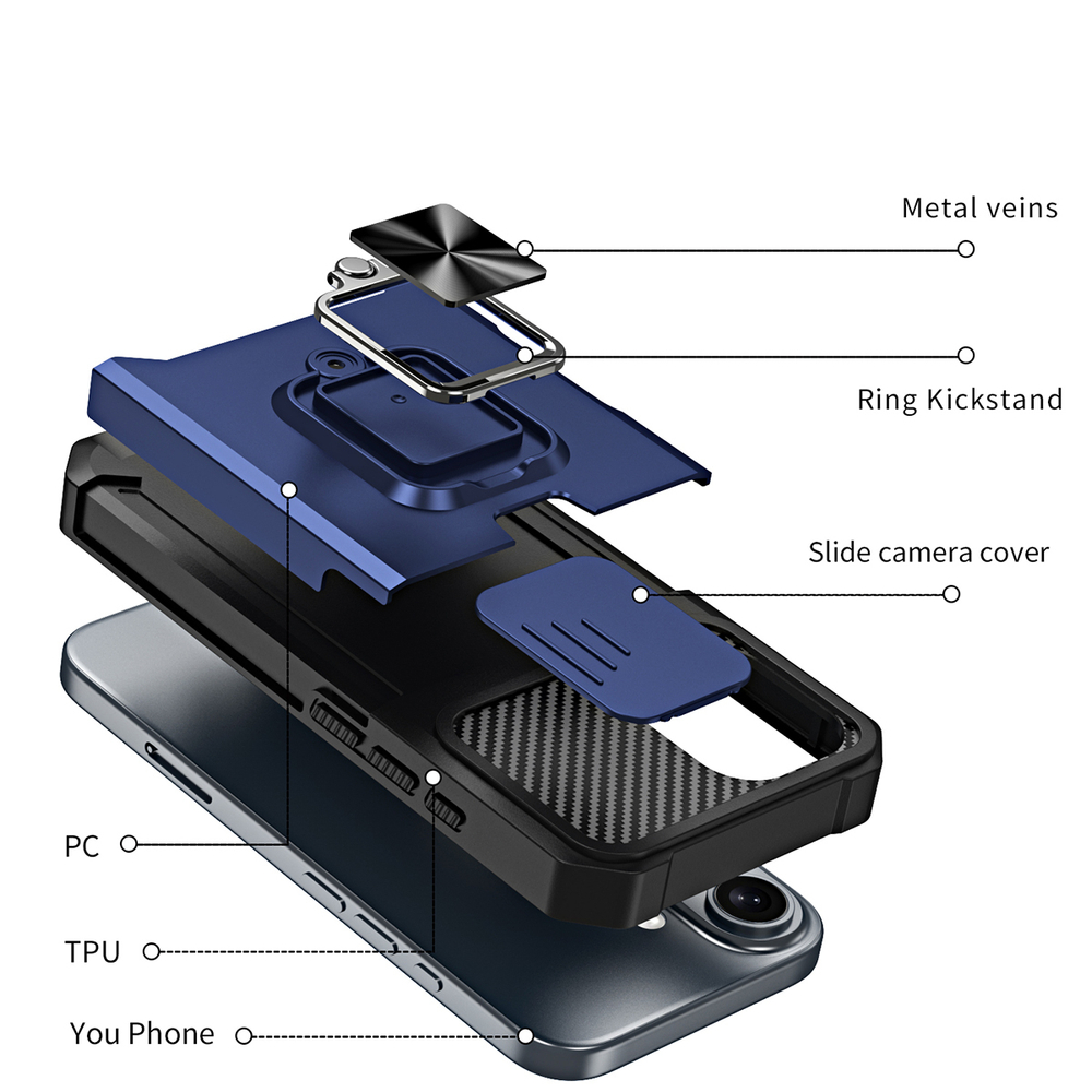 Противоударный чехол Сard Reader Case для iPhone 16