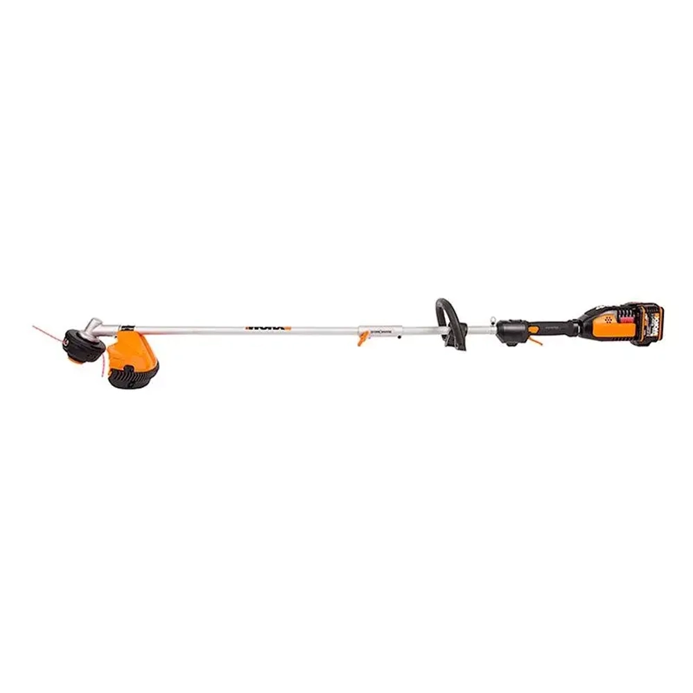 WORX WG186E.1 триммер аккумуляторный (2 x 4 Ач, ЗУ)