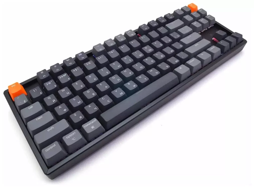 Клавиатура Keychron K8 (Blue Switch) Wireless White LED Black (K8-G2)