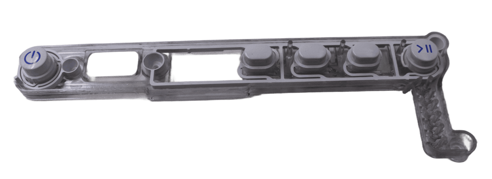 Блок кнопок управления и индикации в сборе (светопроводник) 25000979 для стиральной машины Indesit