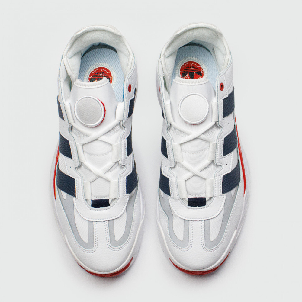 кроссовки Adidas Niteball White / Blue / Red