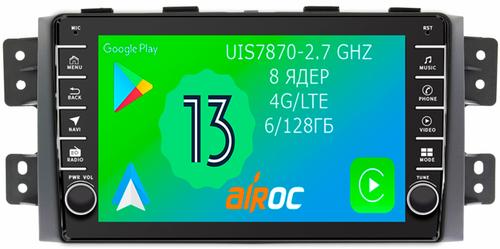 Магнитола для KIA Mohave 2008-2017 - Airoc AB-2315 (кнопки и крутилки), Android 13, Быстрая, SIM-слот, CarPlay