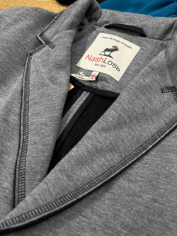 Пиджак мужской трикотажный серый