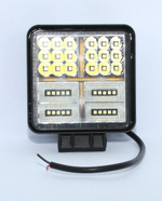 Фара светодиодная 12-24v (100мм х 100мм)