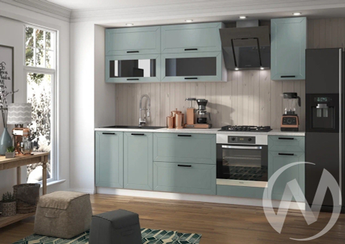 Кухня Монако 2;6м (белый/шарли бриз/антарес)