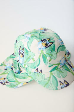 ZARA ШАПОЧКА ДЛЯ ПЛАВАНИЯ С ПРИНТОМ «БЛУИ» © LUDO STUDIO, СИНИЙ