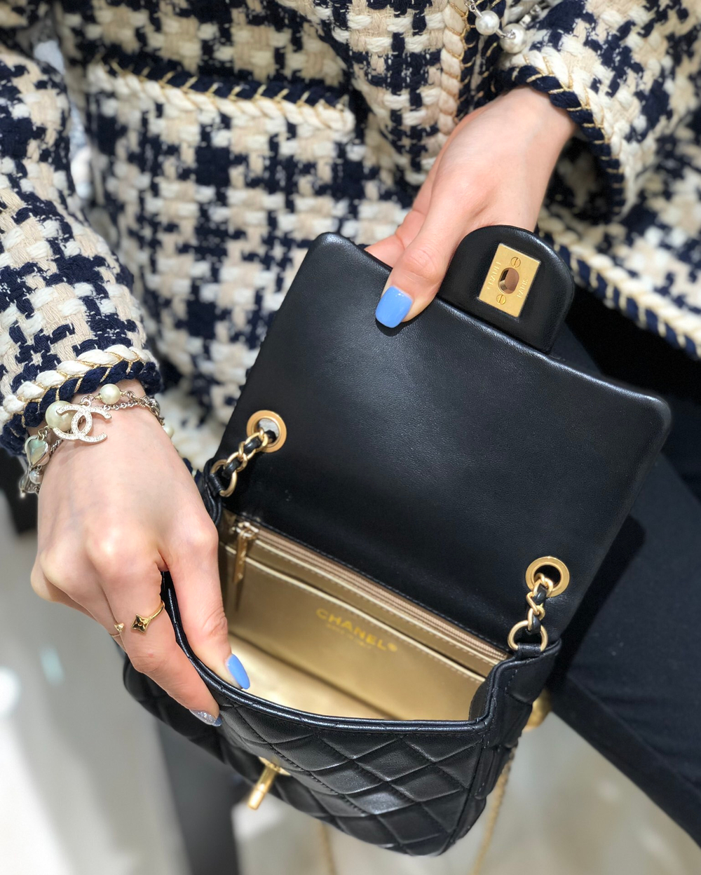Chane1 Mini Flap Bag 18 cm