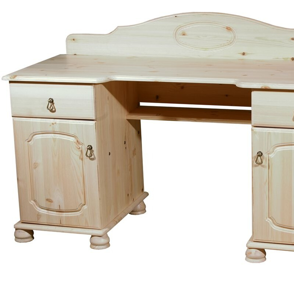 Стол письменный, 150x75/92x58, Айно, 2 тумбы, 2 ящика