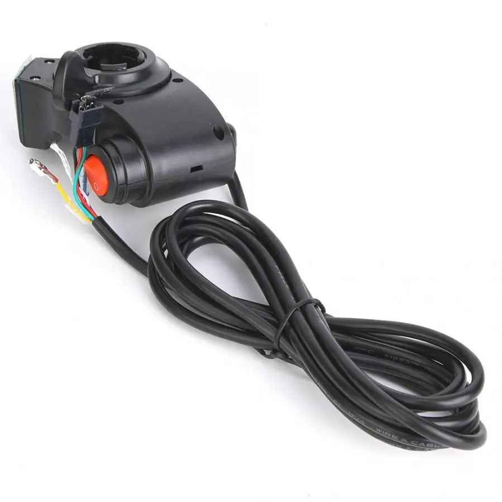 Вольтметр с кнопкой и курком для электросамокатов (кабель 2 метра)