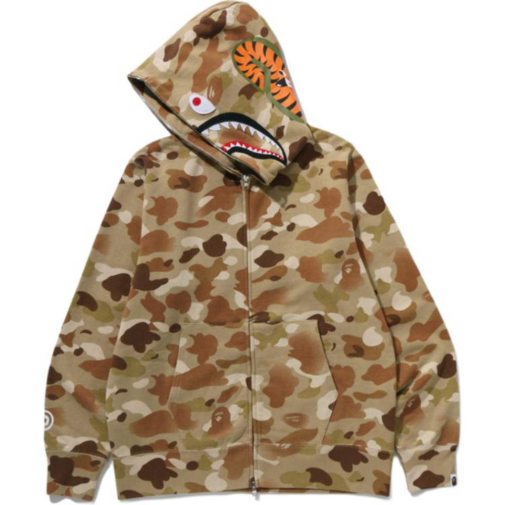 A Bathing Ape Bathing Ape Camouflage Pattern Zip Fastening Худи