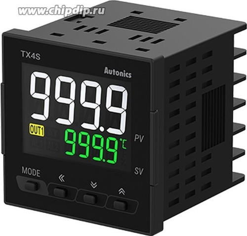TX4S-14S 100-240 VAC температурный контроллер ПИД, 48x48, упр. выход ТТР + 1 аварийный выход