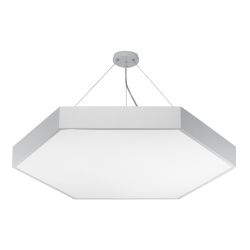 Светильник LED ЭРА Geometria SPO-122-W-40K-066 Hexagon 66Вт 4000К 5300Лм IP40 800*800*80 белый подвесной | Декоративные светильники Geometria